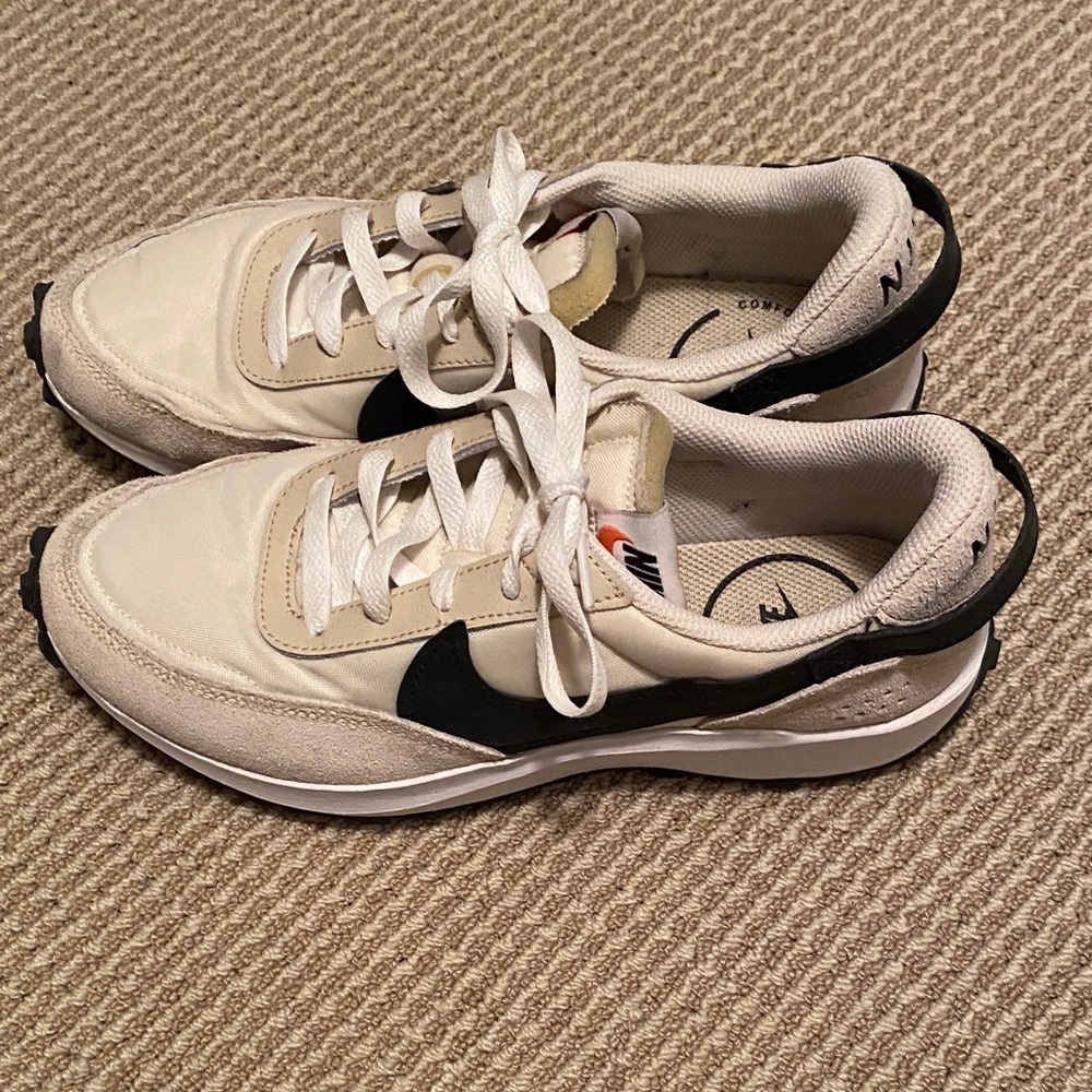 Nike Beige and Black Athletic Shoes